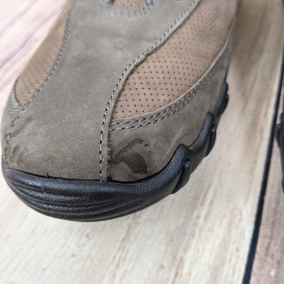 HOTTER Leanne Shoes Comfort Athletic Walking Leather Brown Sz 7.5 - Picture 9 of 10